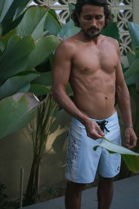 Alima Men's Boardshorts in Cadillac Blue