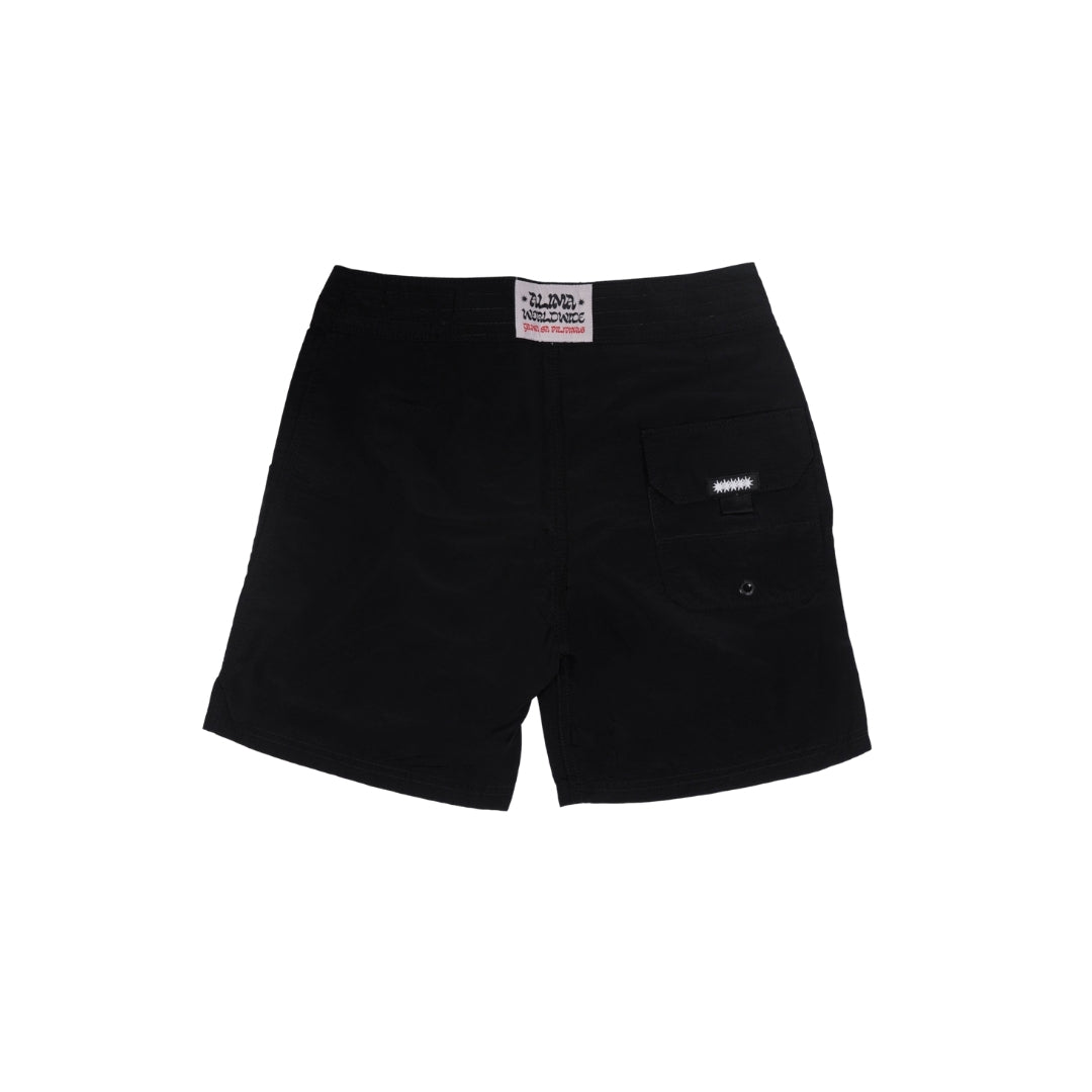 Alima Men's Boardshorts in Classic Black Nylon
