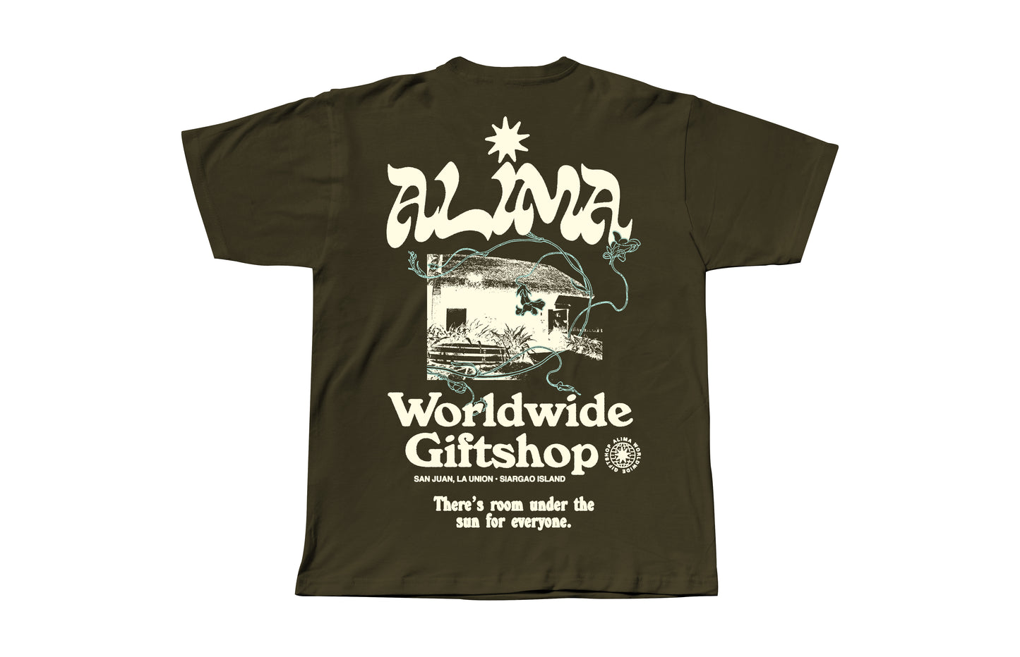 Alima Gift Shop Tee in Olive