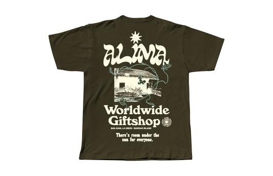 Alima Gift Shop Tee in Olive