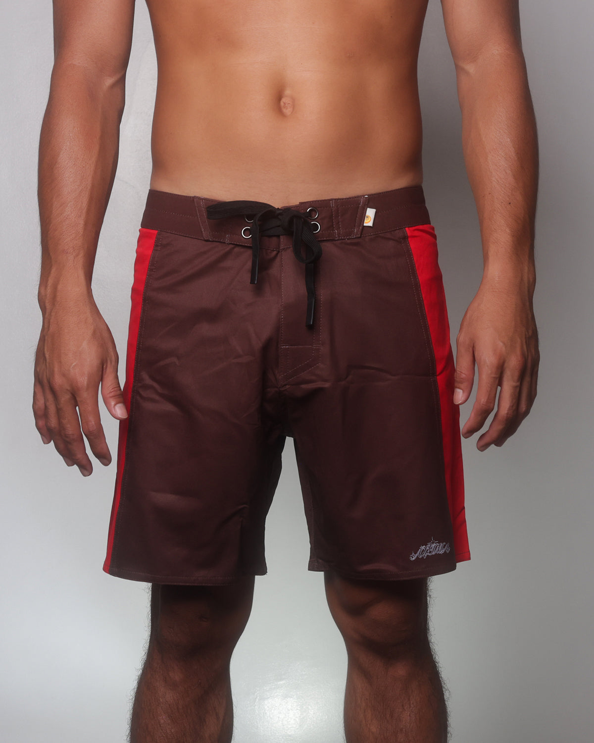 Alima x Rutopia in Brown and Blood Red Side Panel