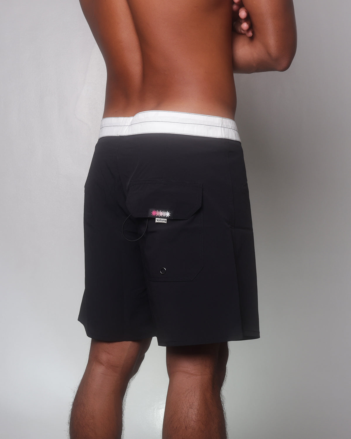 Alima x Rutopia in Black with White Waist Band