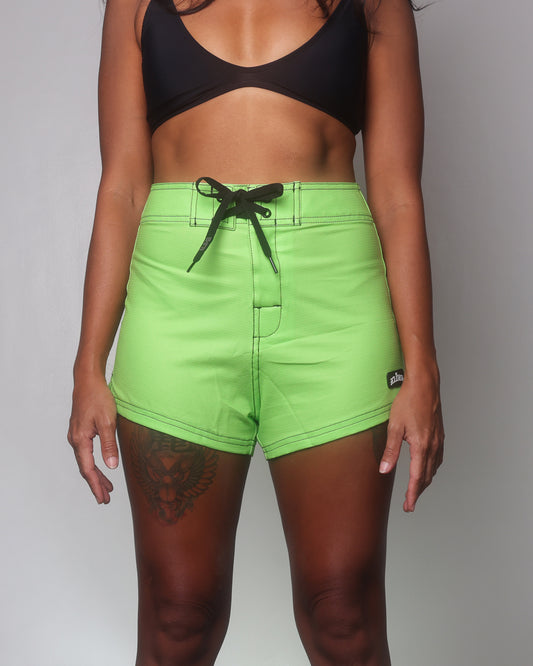 Alima Women's Boardshorts in Neon Green