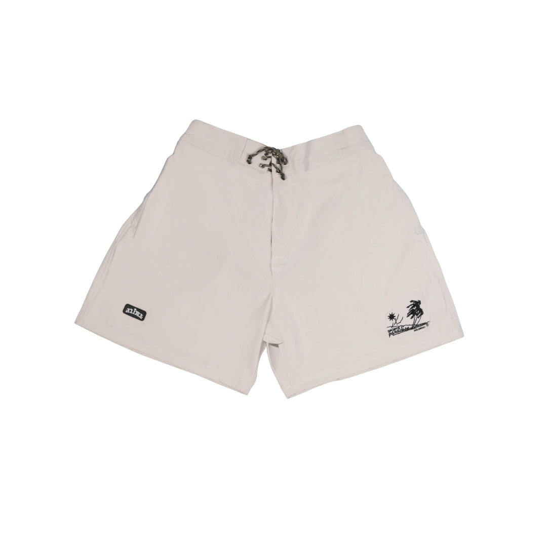 Alima x Sports Paradise Boardshorts in Cream