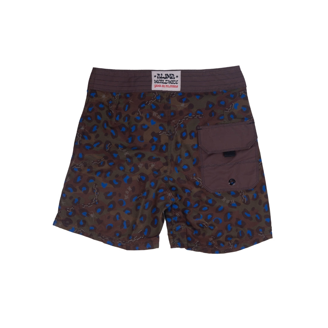 Alima x WSH Boardshorts in Brown