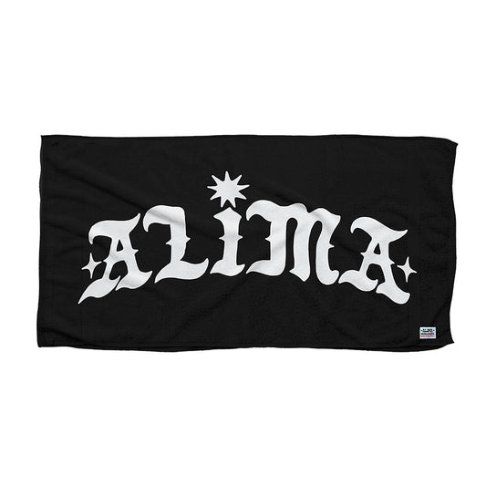 Alima Black Towel