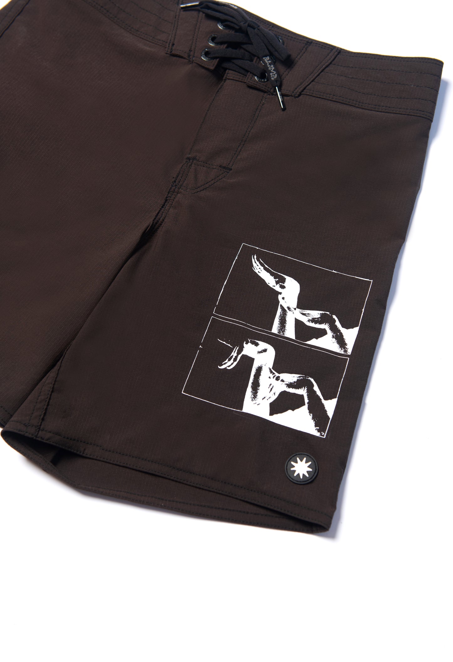 Alima Mens Classic Chocolate Brown Good Karma Boardies