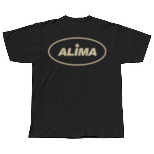 Alima LoFi Blur Logo Tee in Black